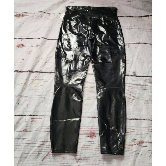 Spanx Faux Patent Leather Leggings Size XL NWT - Picture 4 of 7